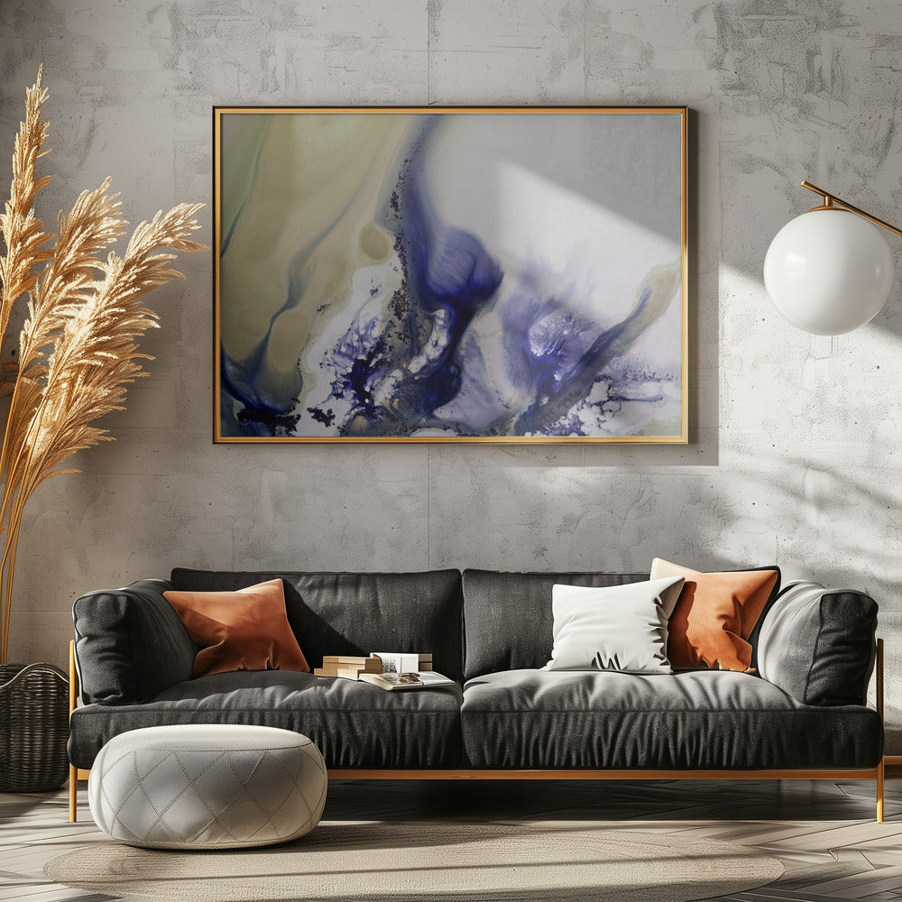 Wirbel der Wasserlandschaft. | Poster