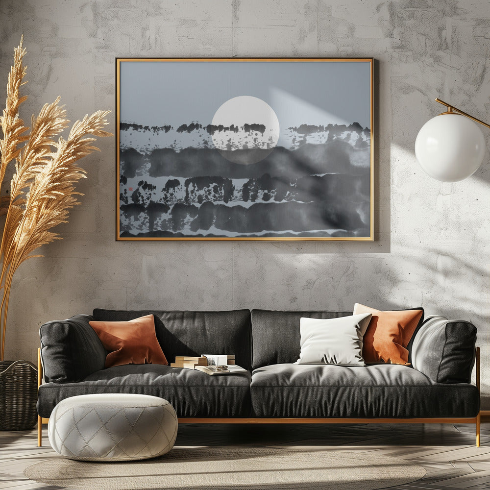 Hidden Moon N°5 | Behind the Horizon | Poster