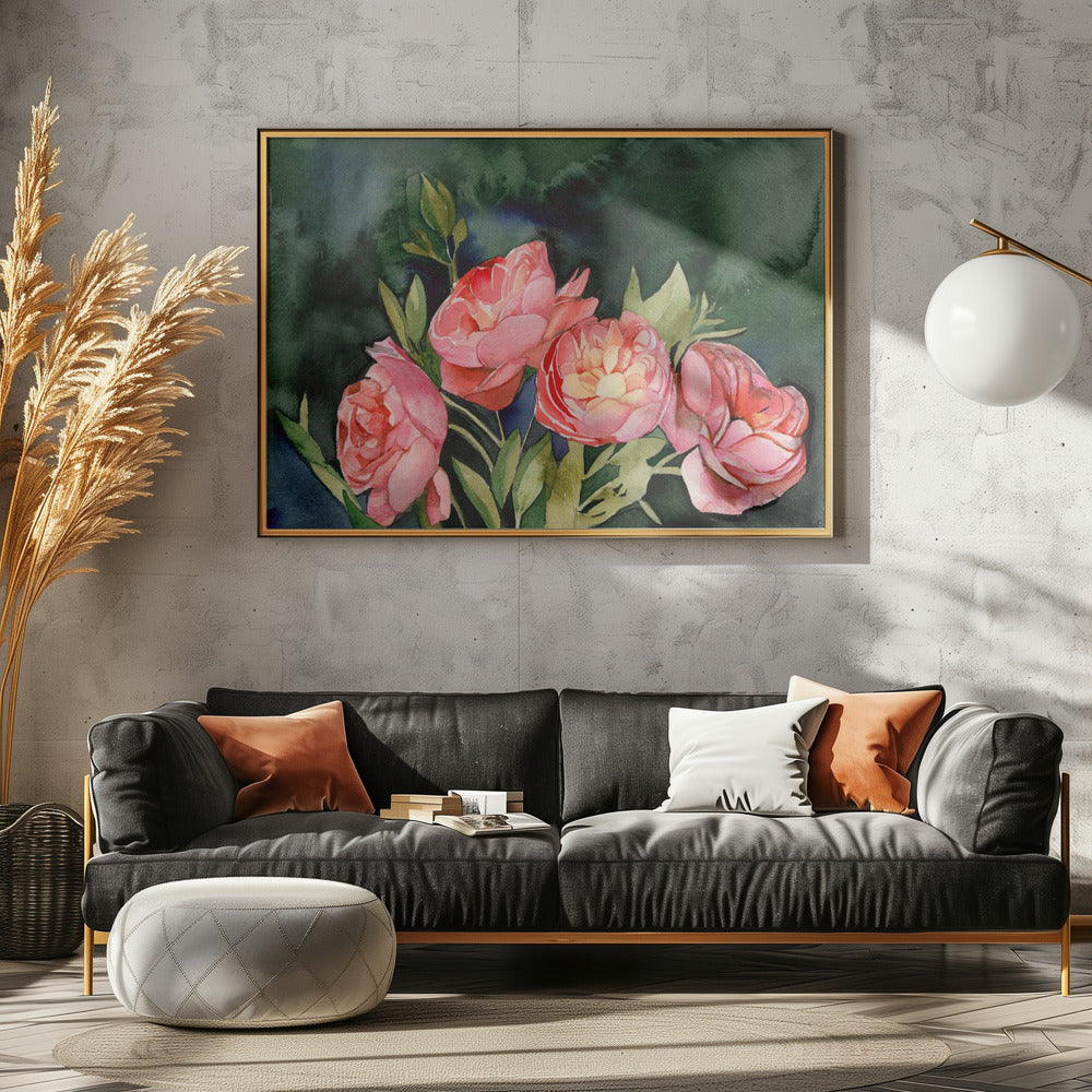 Dunkle Blüten | Poster