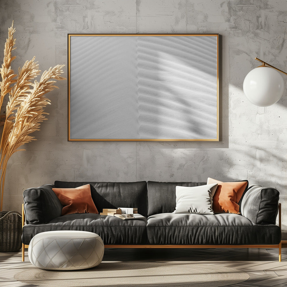 Minimalistische Sanddüne | Poster