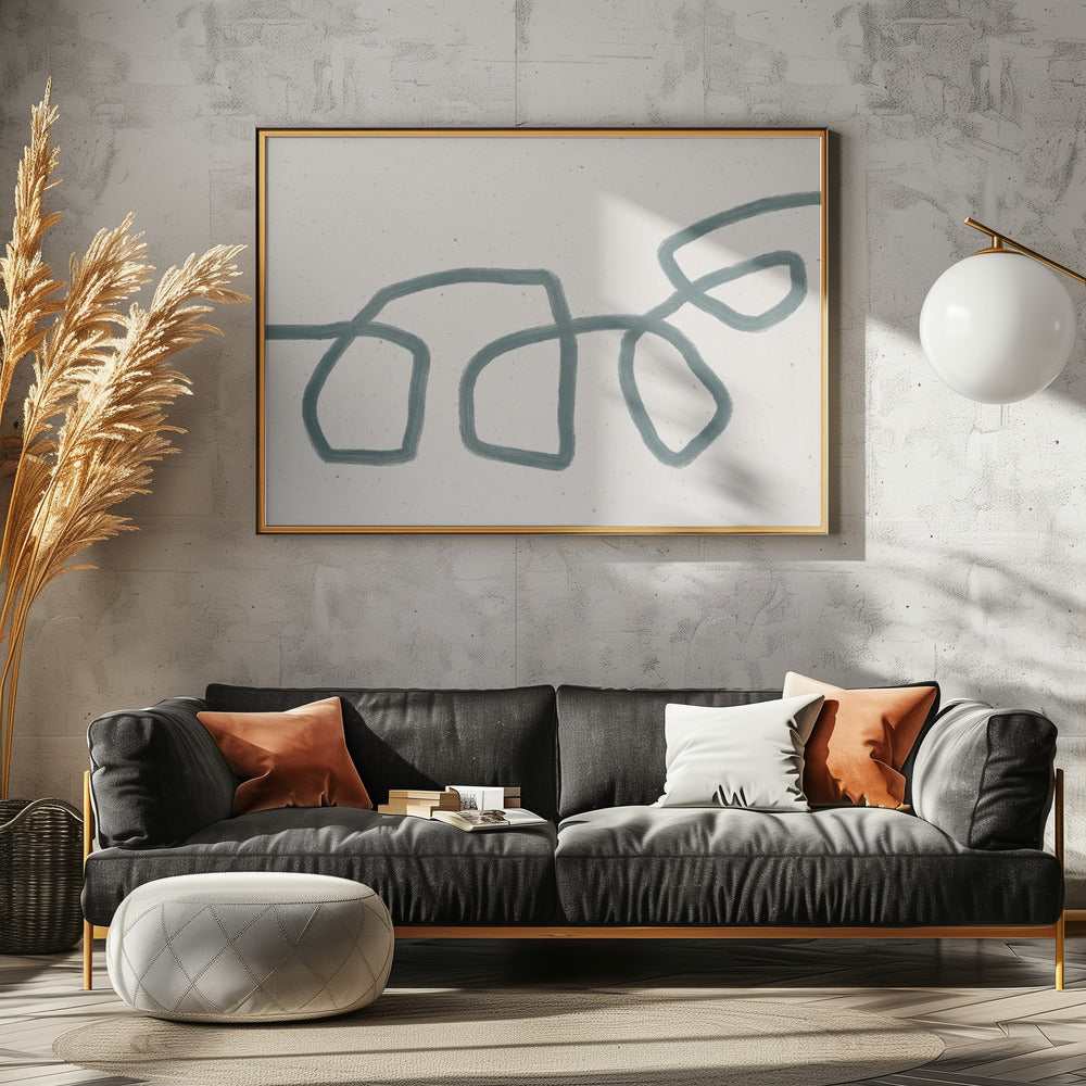Minimalistisches Design mit Schleife | Leinwand