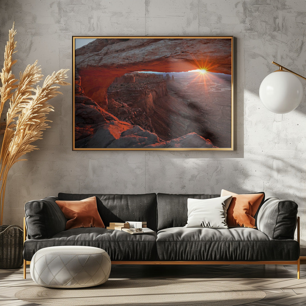 Mesa Arch Sonnenaufgang | Leinwand