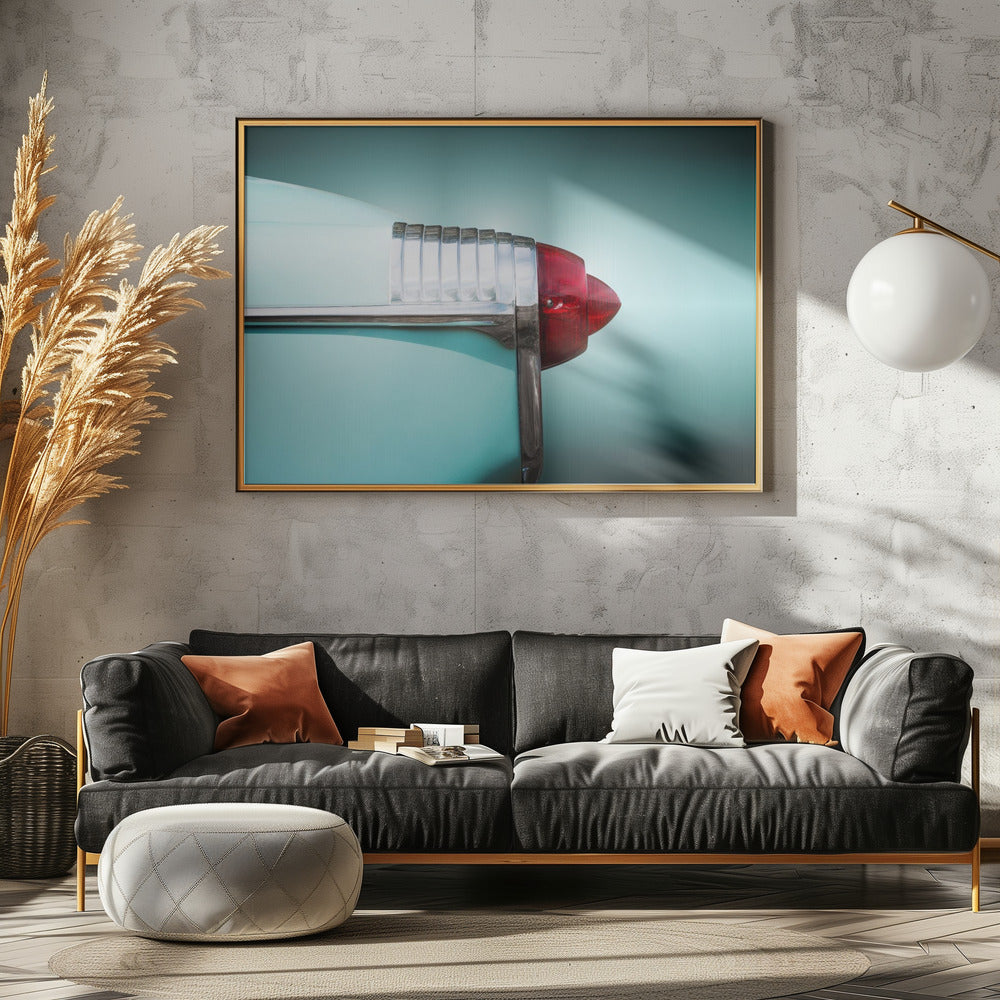 Amerikanischer Oldtimer Super 88 1953 Heck | Poster