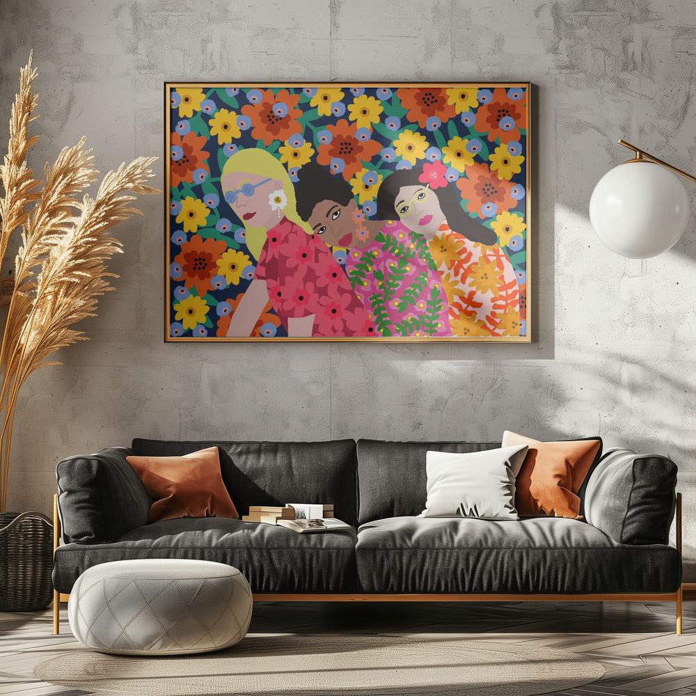 Drei Freunde | Leinwand