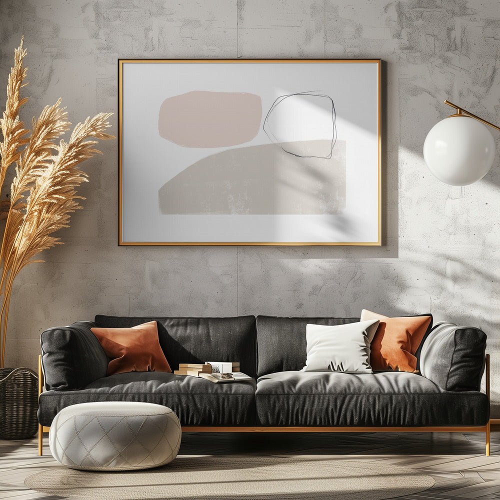Abstrakte geometrische Formen | Leinwand