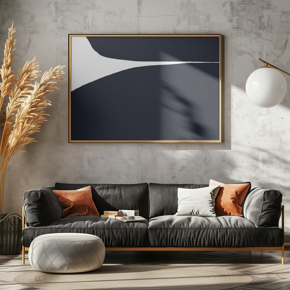 Monochromer Horizont | Leinwand