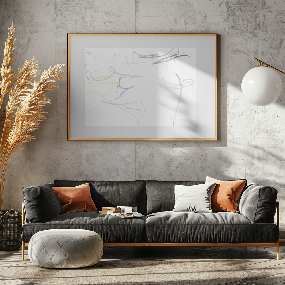 Flüsternde Linien | Leinwand