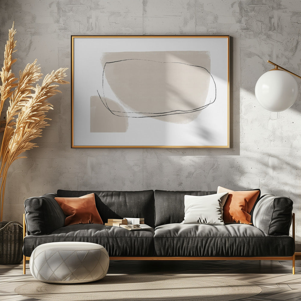 Beige- und Weißtöne | Leinwand