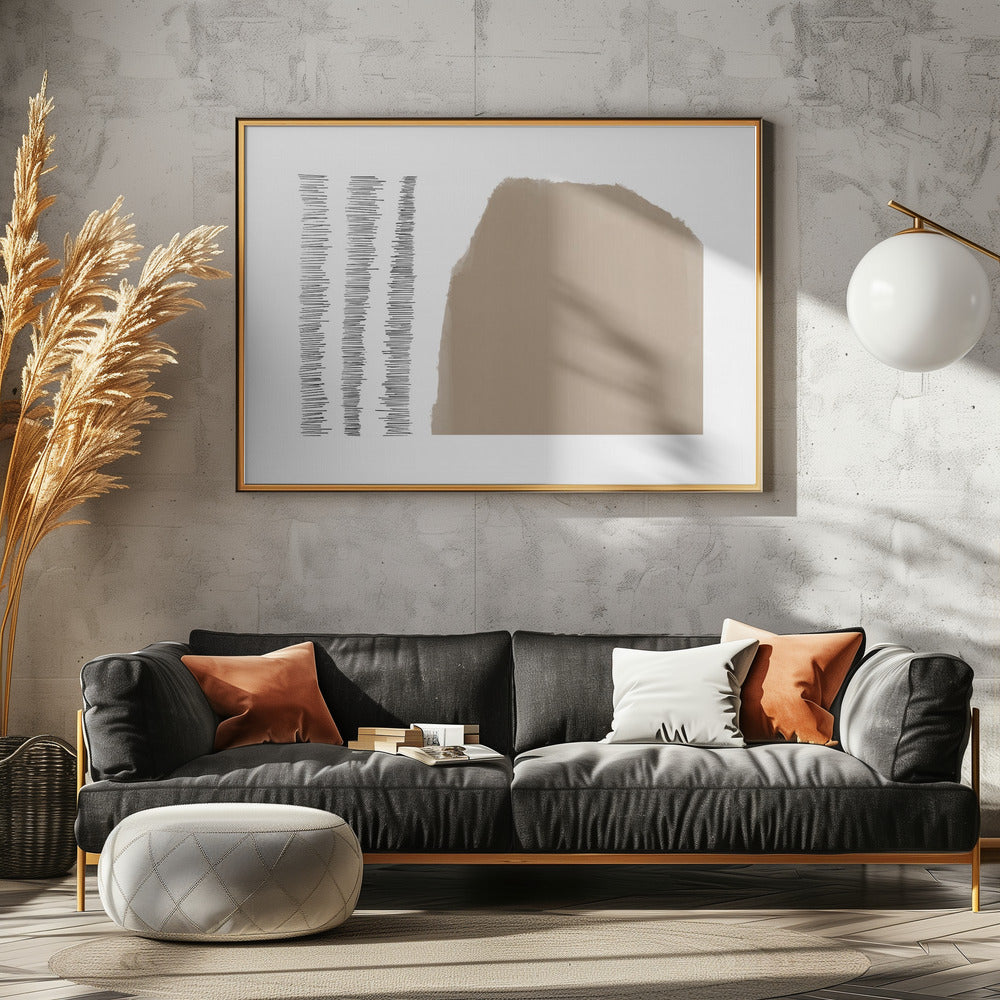 Erdiges Gleichgewicht | Leinwand