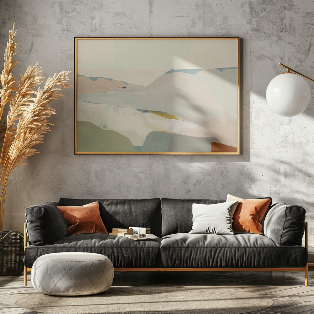 Farbblocklandschaft 2 | Poster