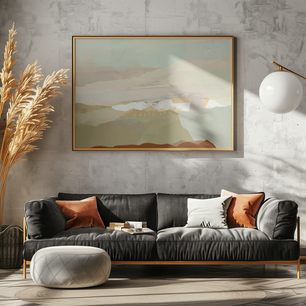 Farbblocklandschaft 3 | Poster