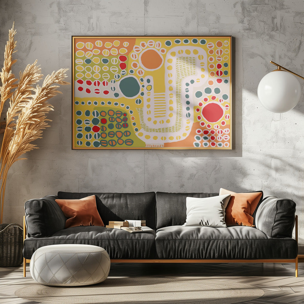 Kieselsteine Abstrakt | Poster