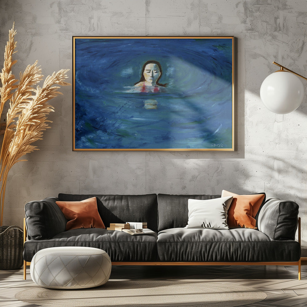 Ozeanschwimmer | Leinwand