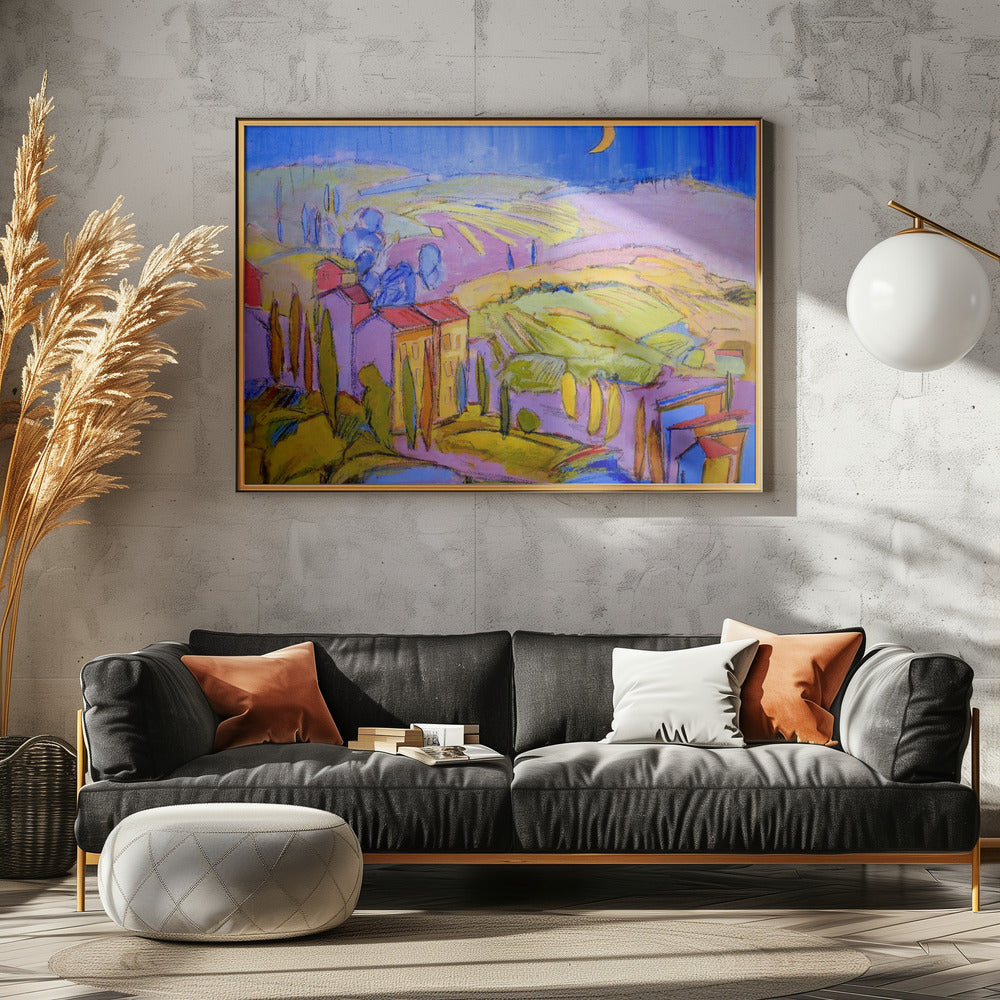 Moonlit Countryside | Poster