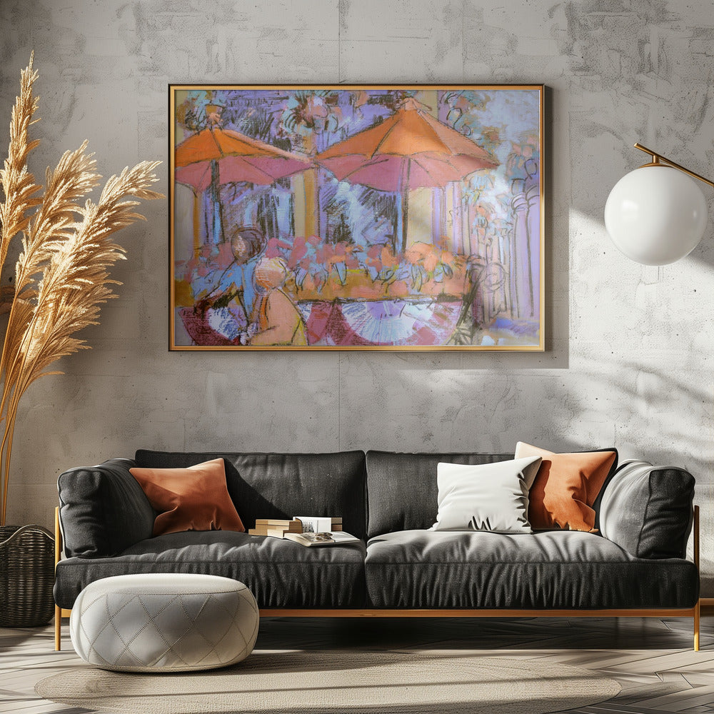 Sunny Café Moment | Poster