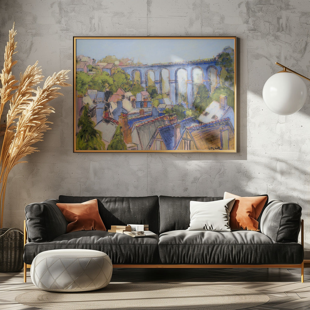Village Rooftops | Poster