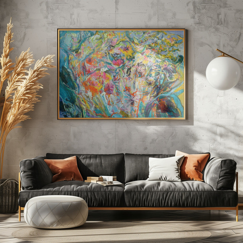 Lebendige Blüten | Leinwand