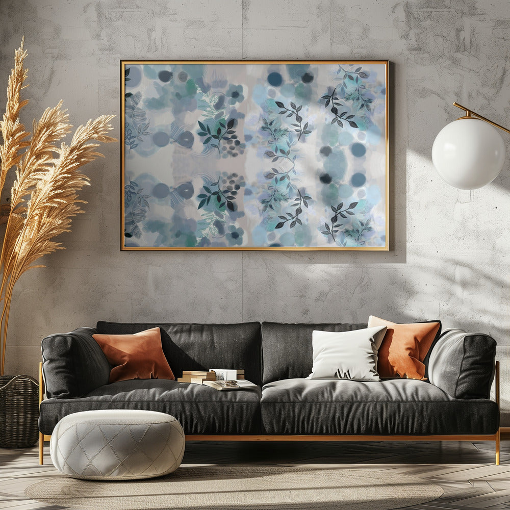 Blue Vine Mix | Poster