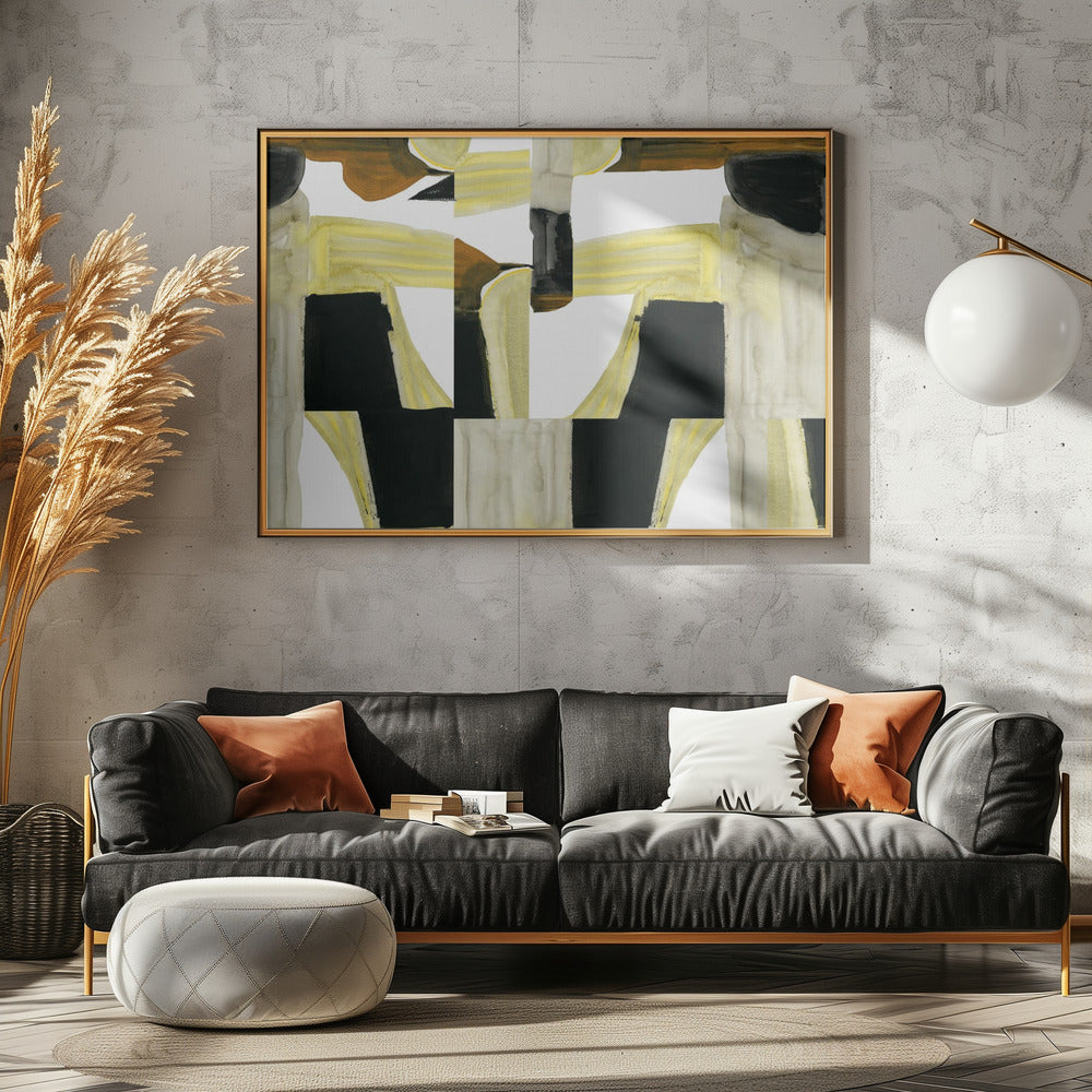 Abstract Cutout Shapes 4 | Poster