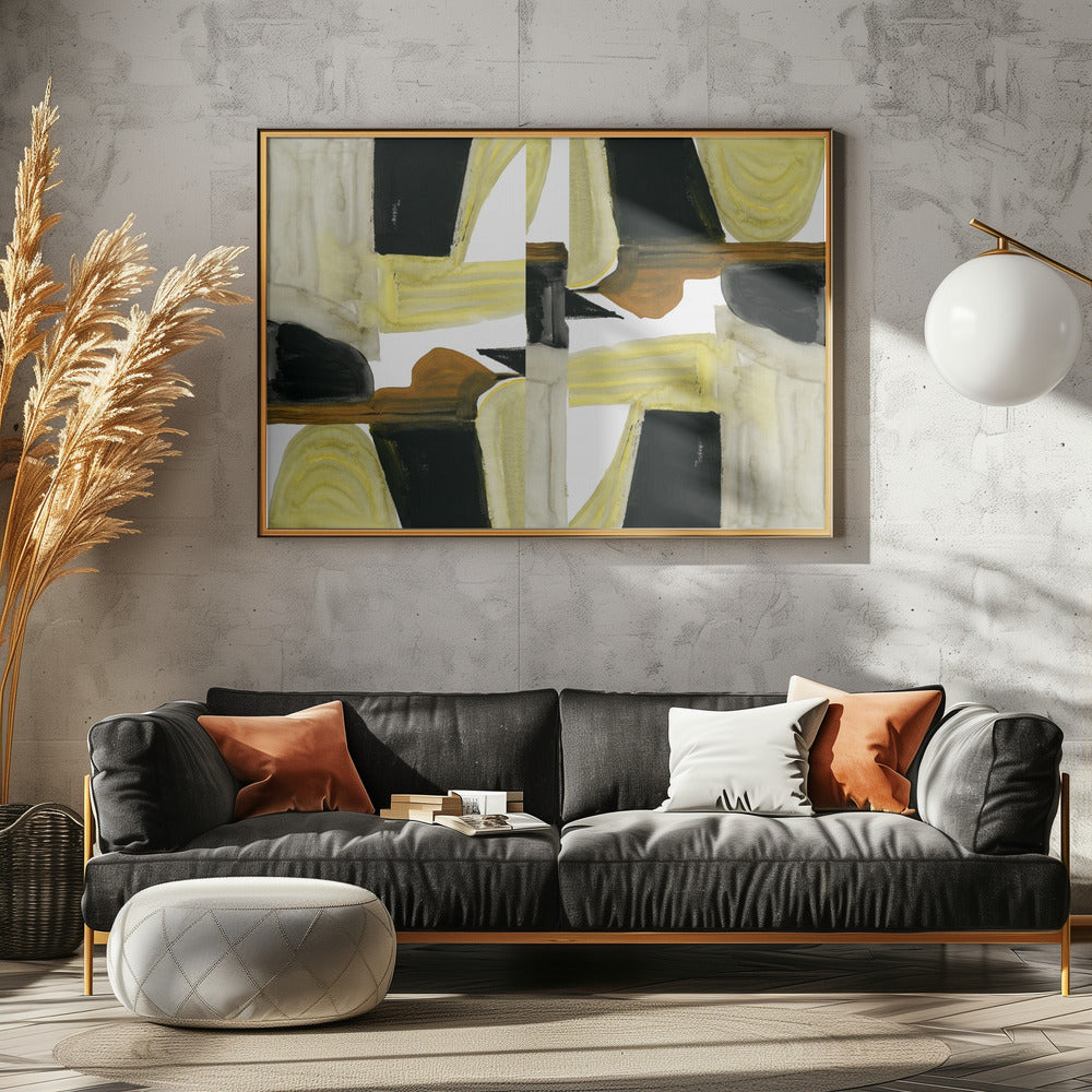 Abstract Cutout Shapes 6 | Poster