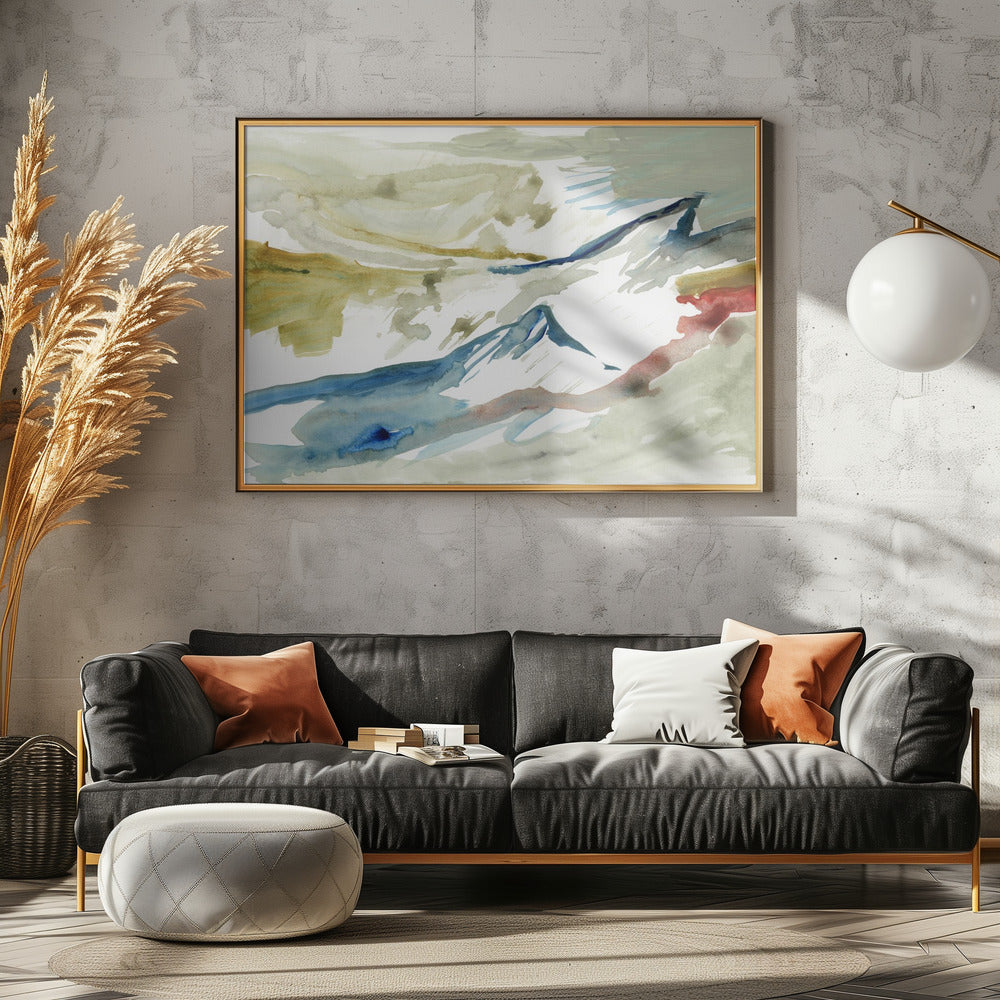 Abstrakte Landschaft 1 | Poster
