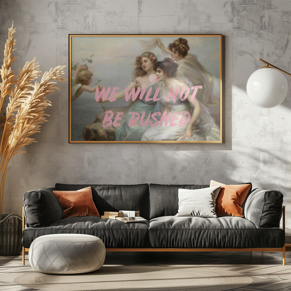 Wir werden nicht gehetzt Ratioiso | Poster