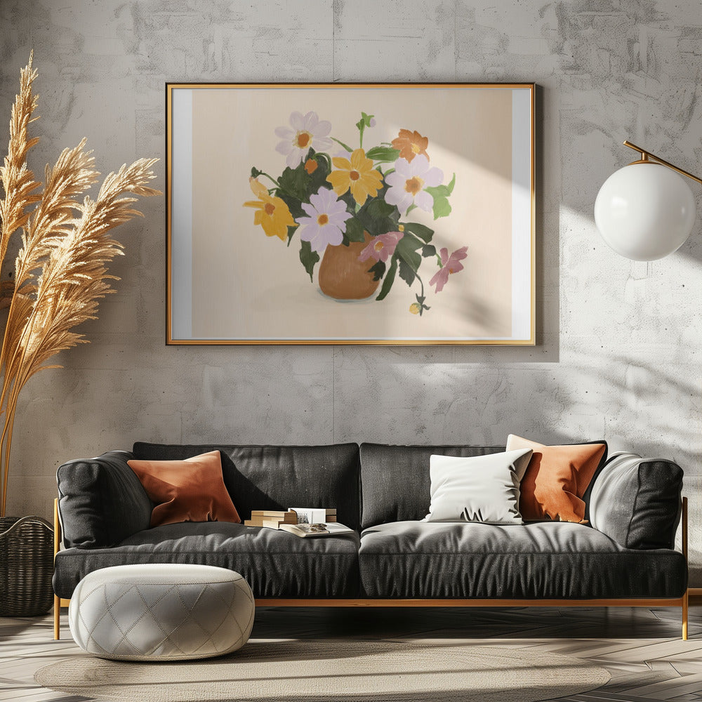 Pandcsummerflowers Kopie | Leinwand