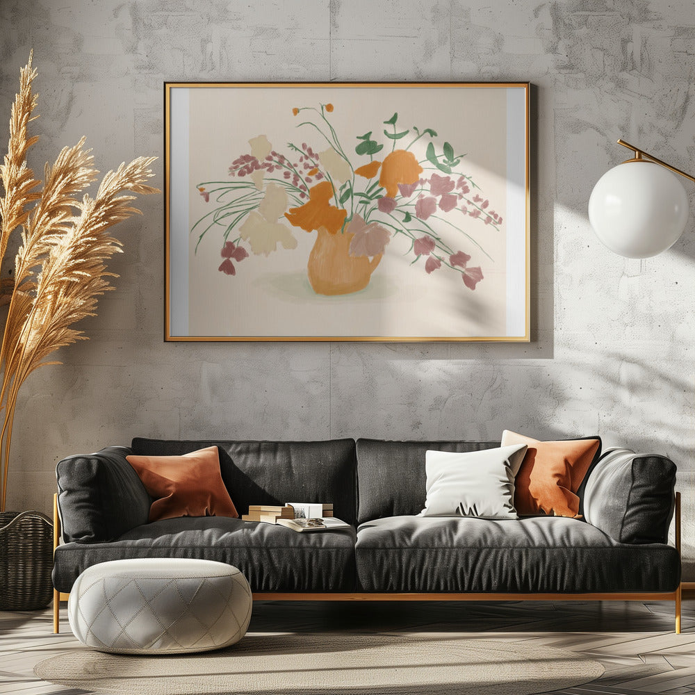 Pandcwarmblooms Kopie | Leinwand