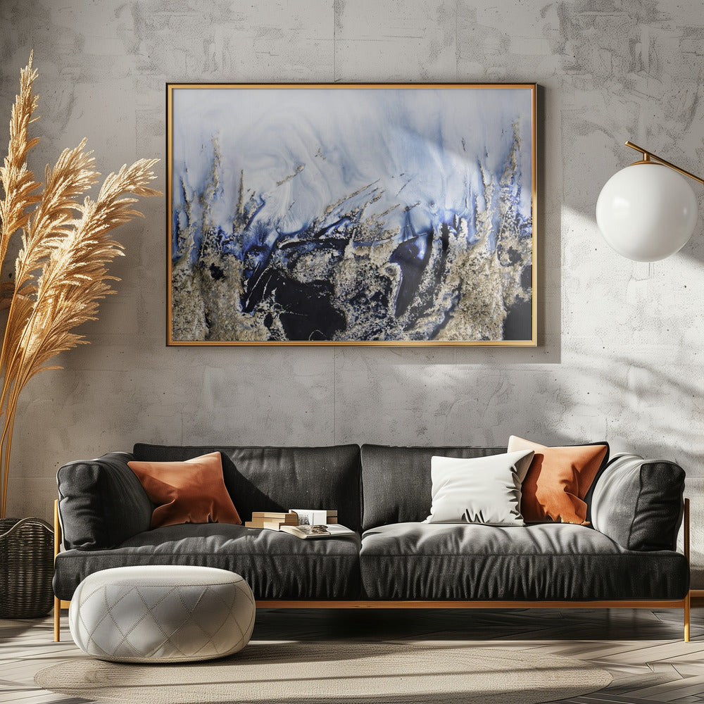Dramatische Kunst - Goldene Felsen | Poster
