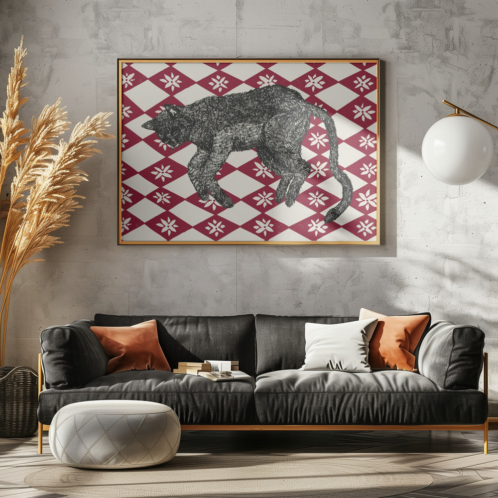 Schlafende Katze I | Poster