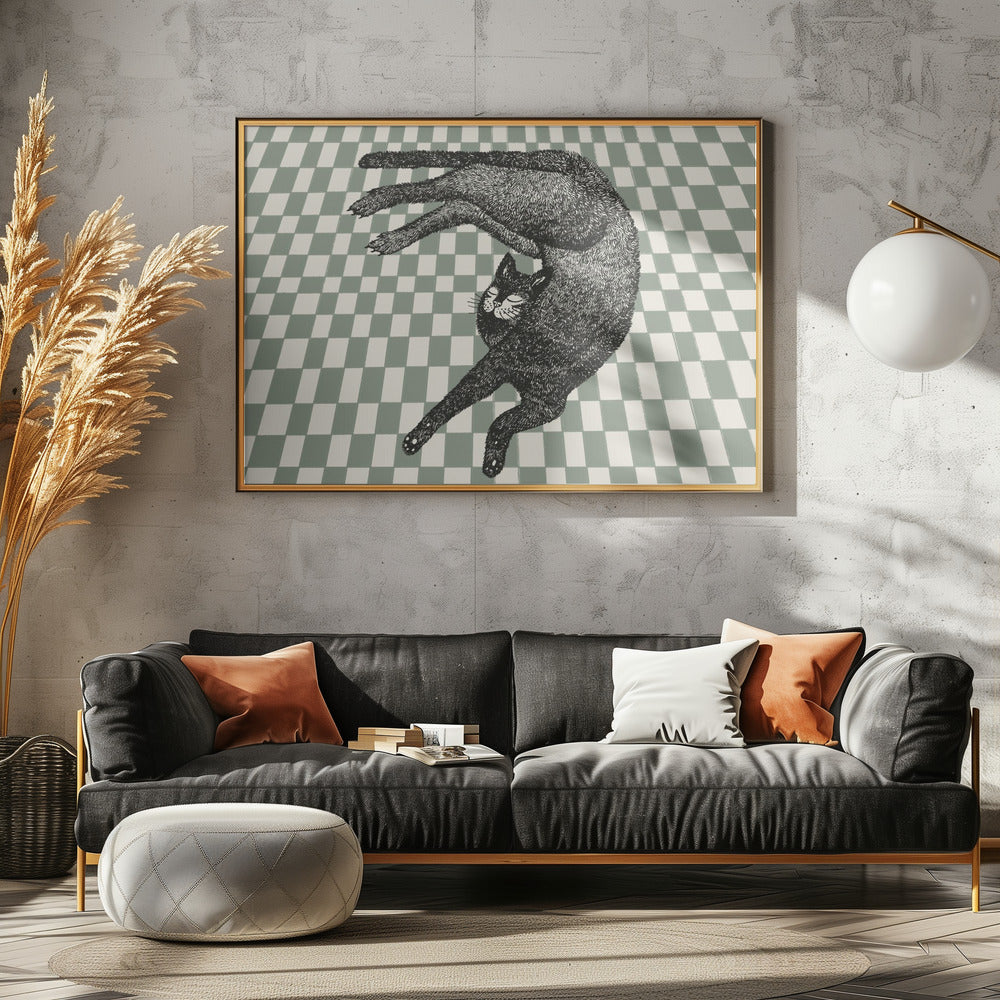 Schlafende Katze III | Leinwand