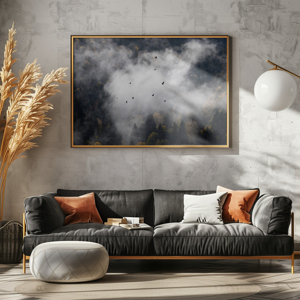 Nebliger Wald 8 | Poster