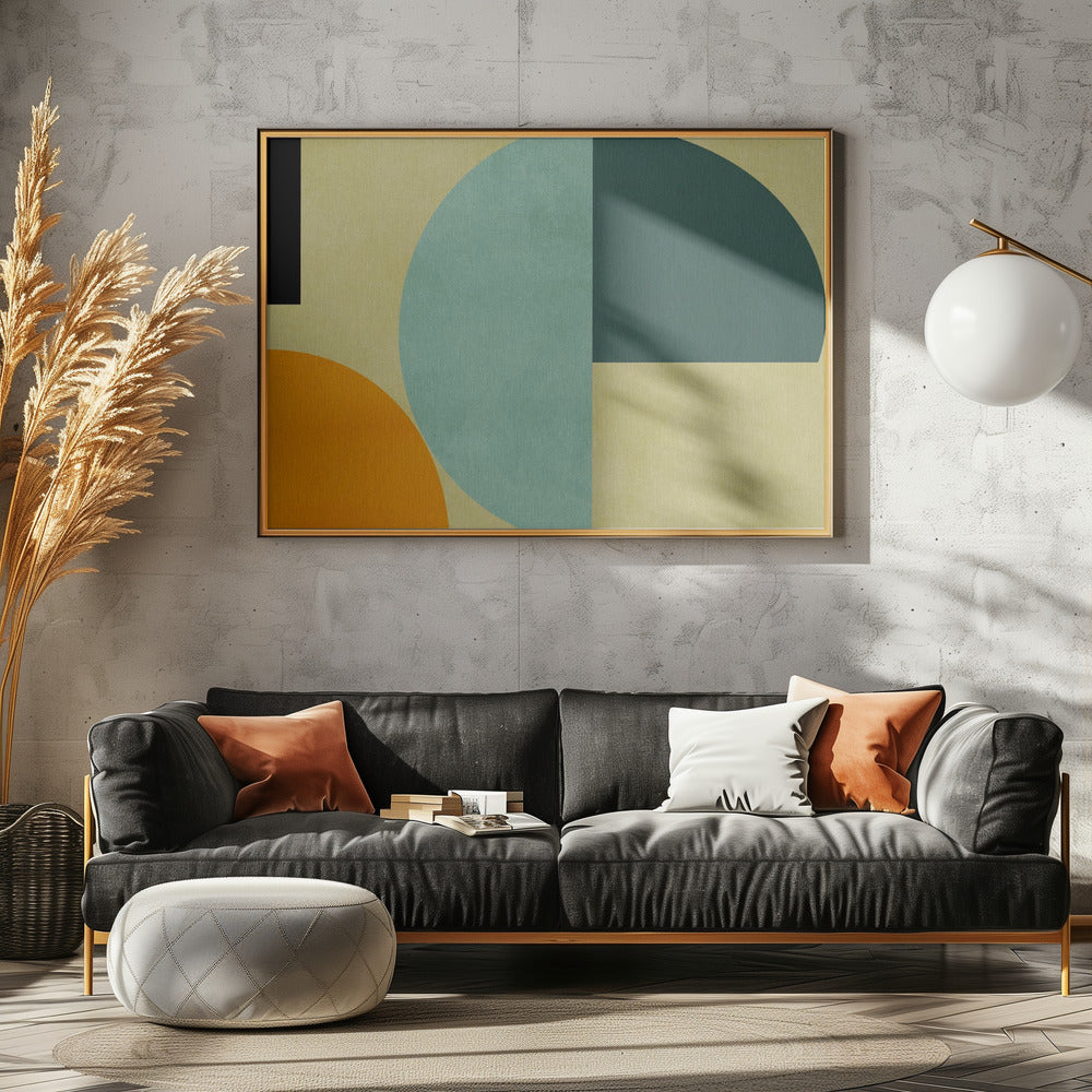 Rainbow Plus Shapes3 | Poster