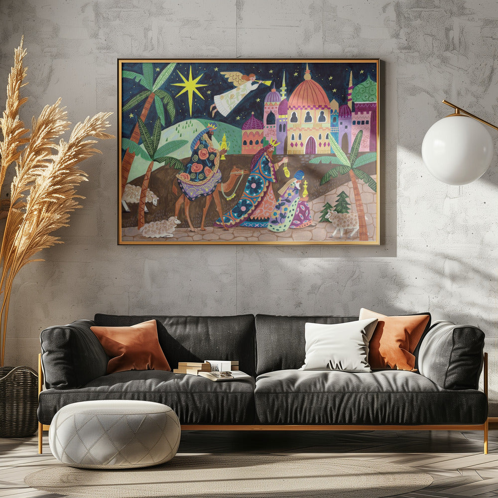 Heilige Drei Könige und ein Engel | Poster
