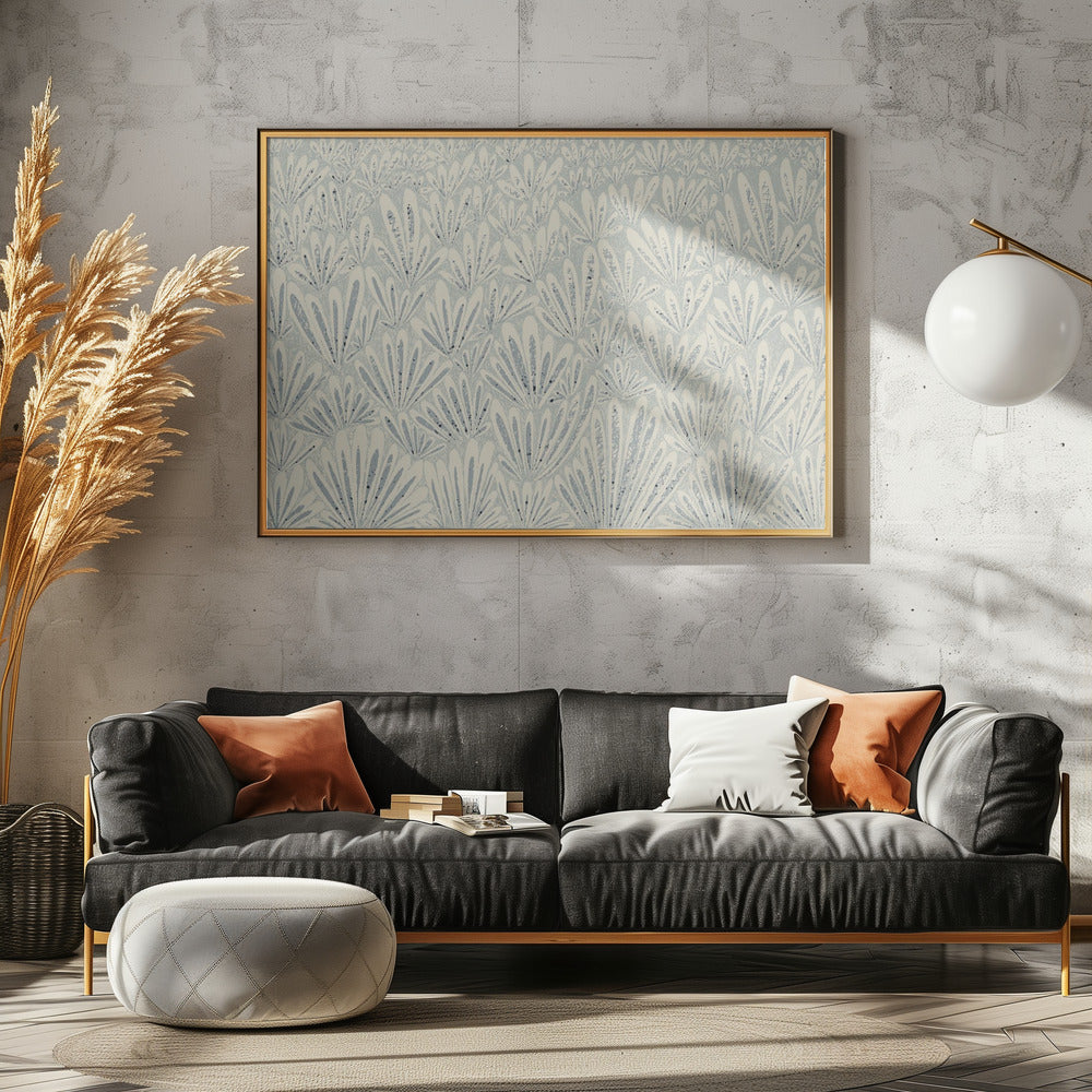 beruhigende Essentials Wiese kreideblau | Poster