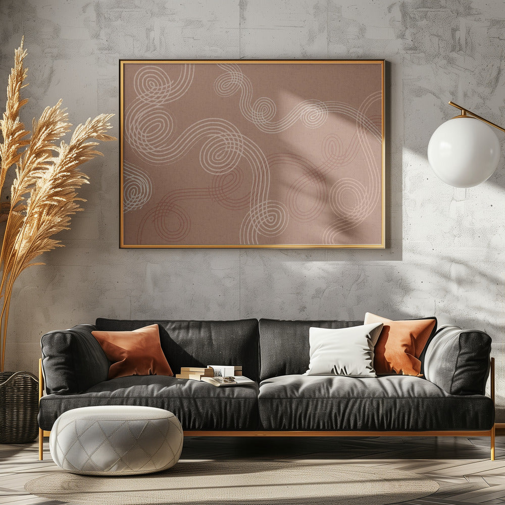 calming essentials loops Mocha Mousse | Poster
