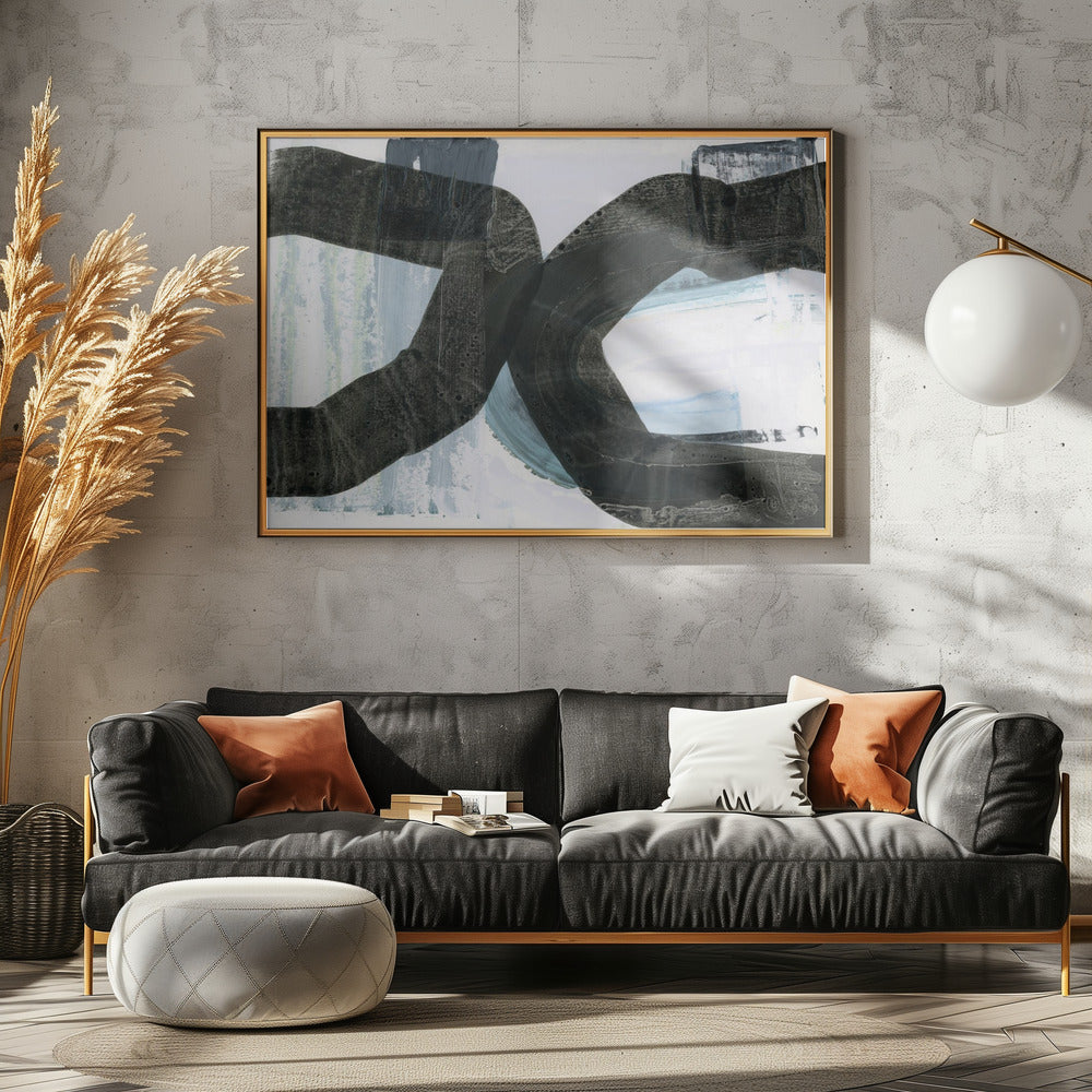Black Texture Meeting 2 | Canvas