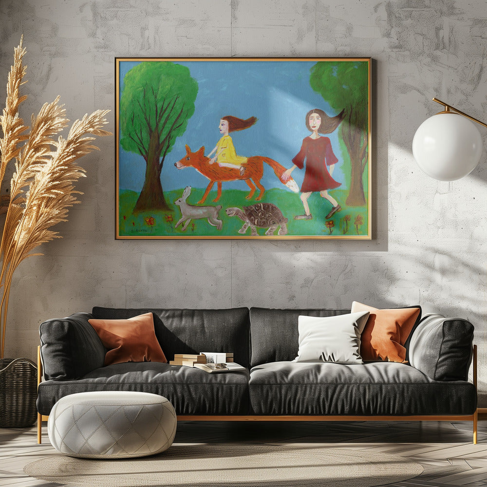 Spaziergang im Wald | Poster