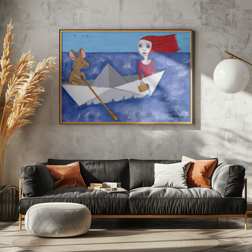 Don't go out in a paper boat with a Rat. | Poster