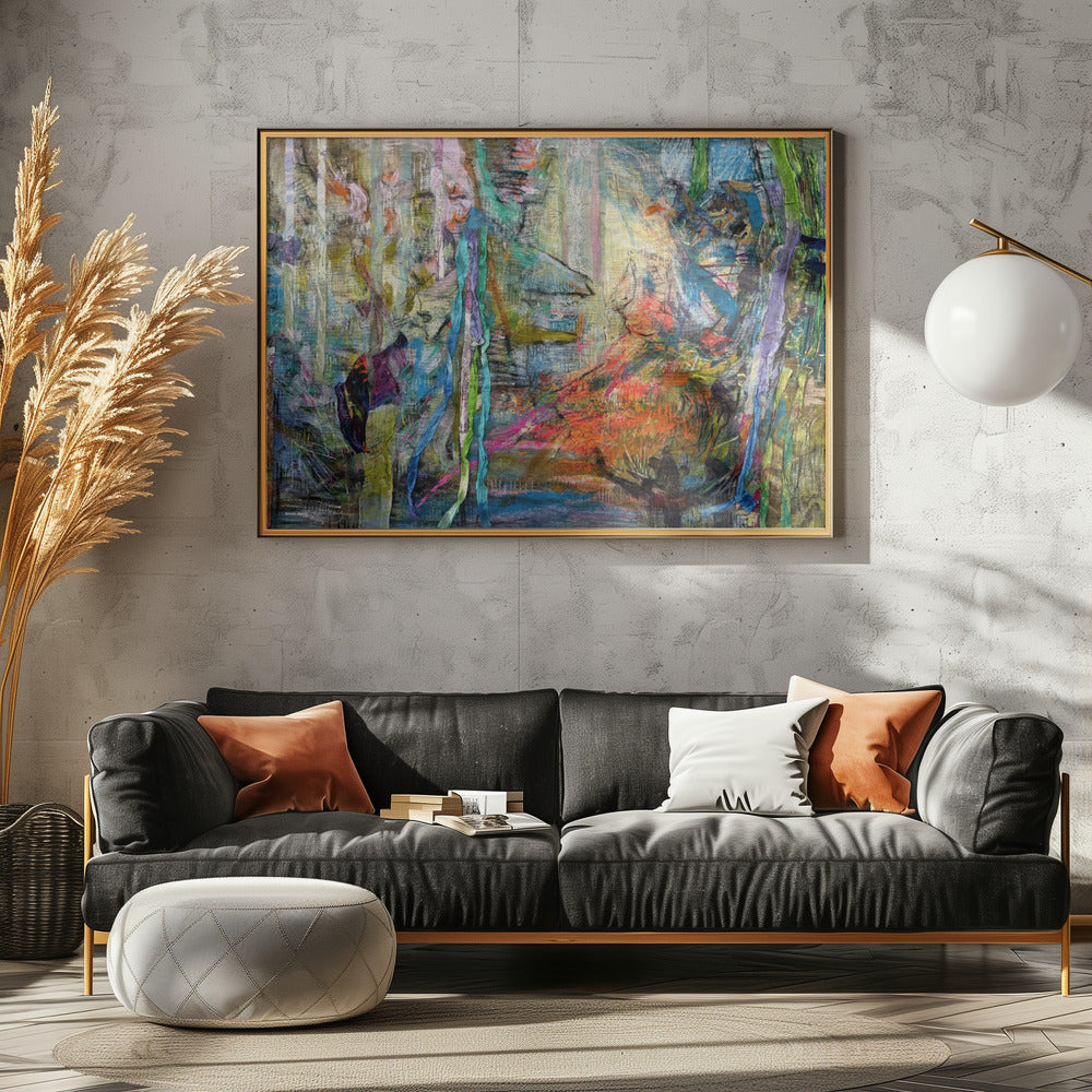 Mystisches Waldglühen | Poster