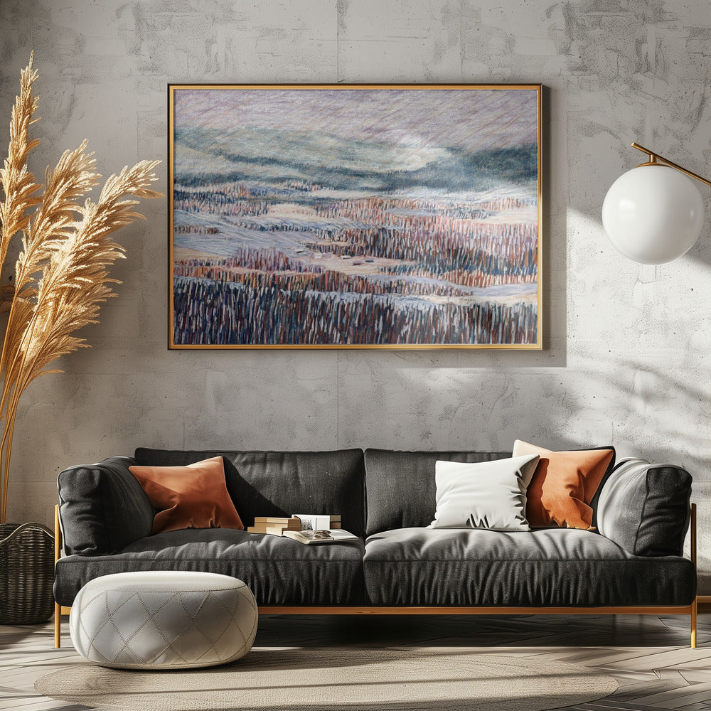 Winterlandschaft Wandteppich | Poster