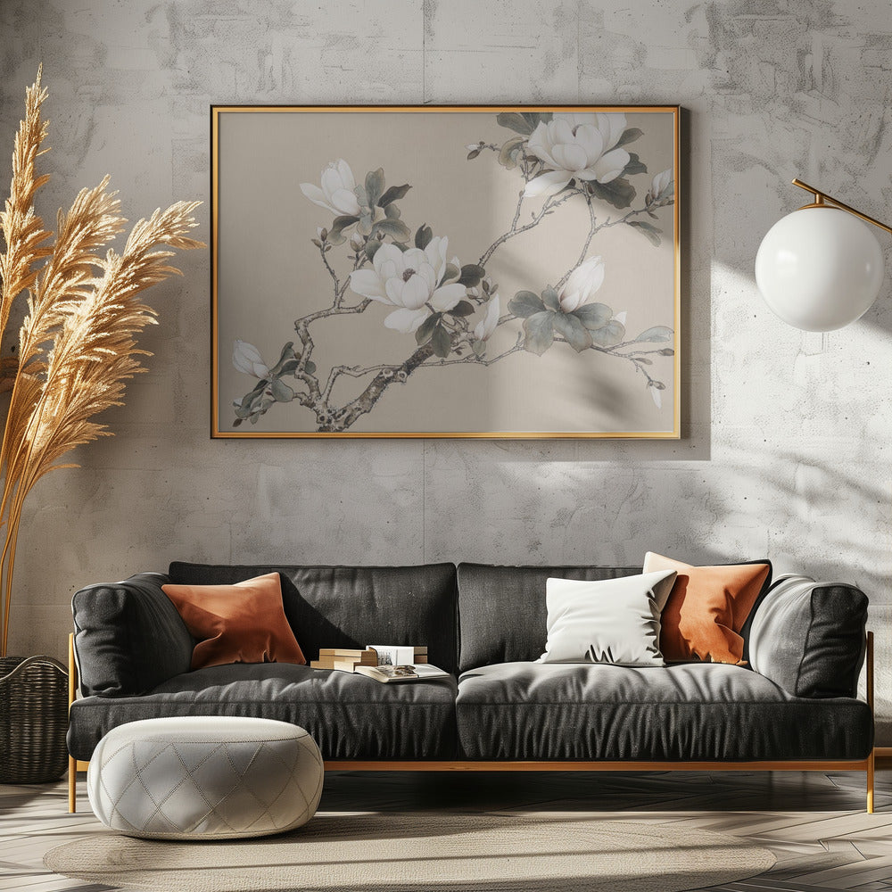 Chinoiserie Magnolia 005 | Leinwand