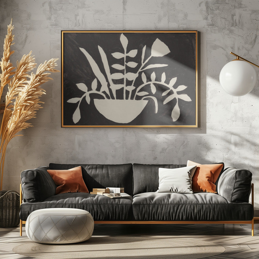 Leafy Silhouettes | Poster