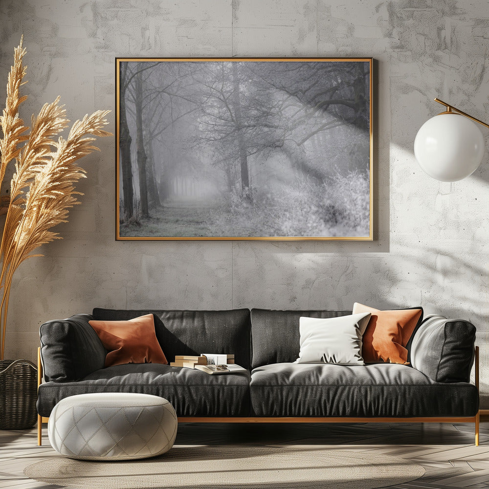 Nebliger Wintermorgen 1 | Poster