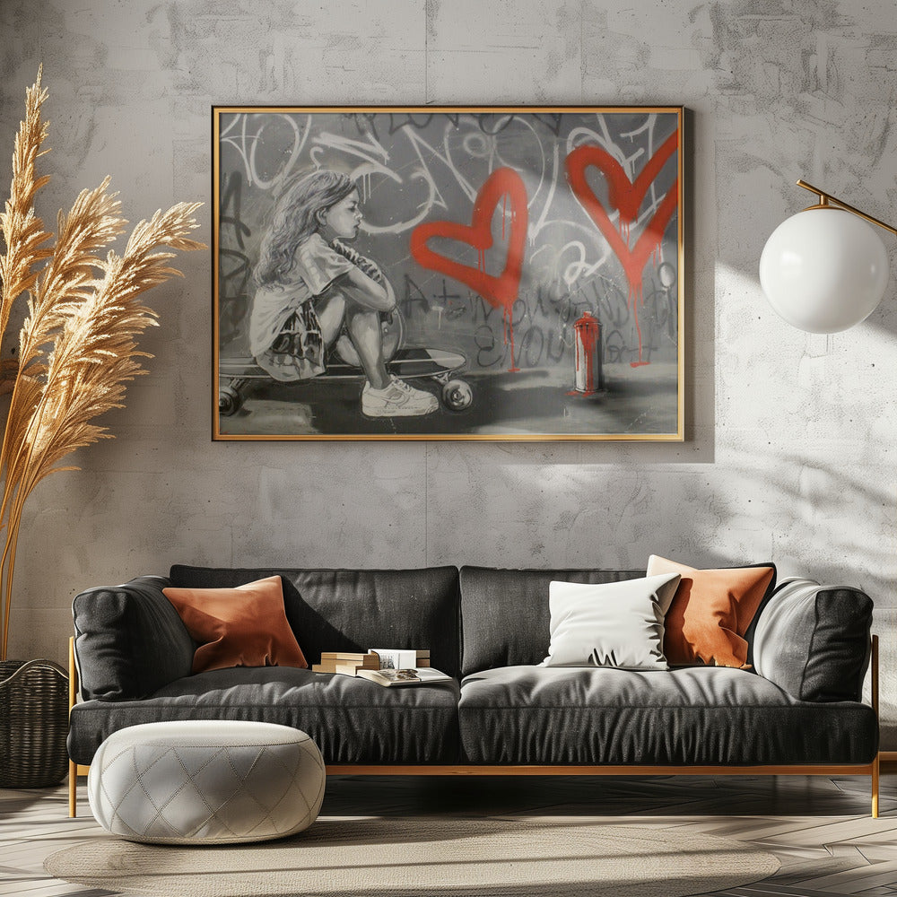 Skater's Dreamscape – Du bist genug | Poster