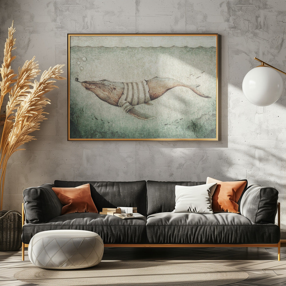Seemann der Tiefsee | Leinwand