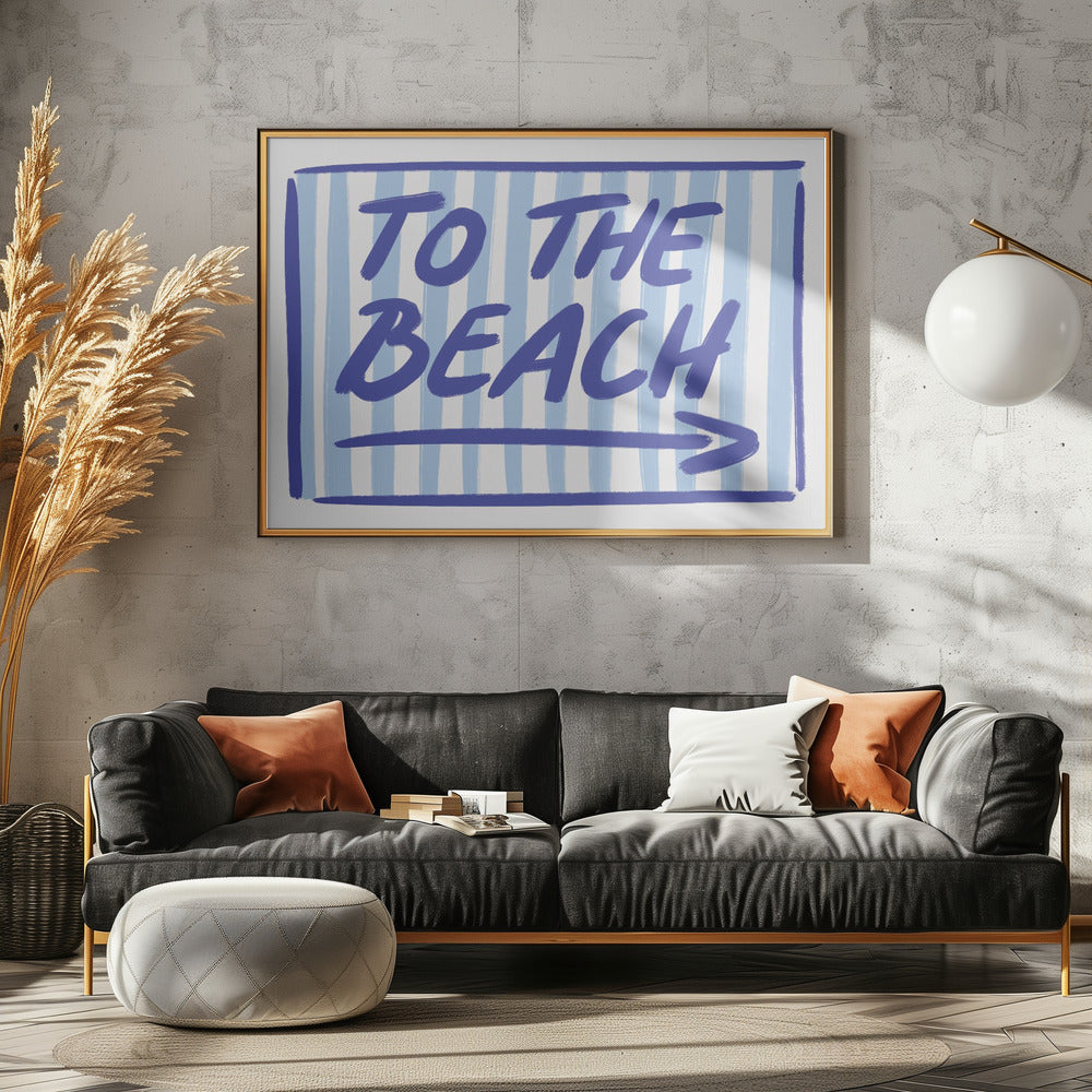 Strandbeschilderung | Leinwand