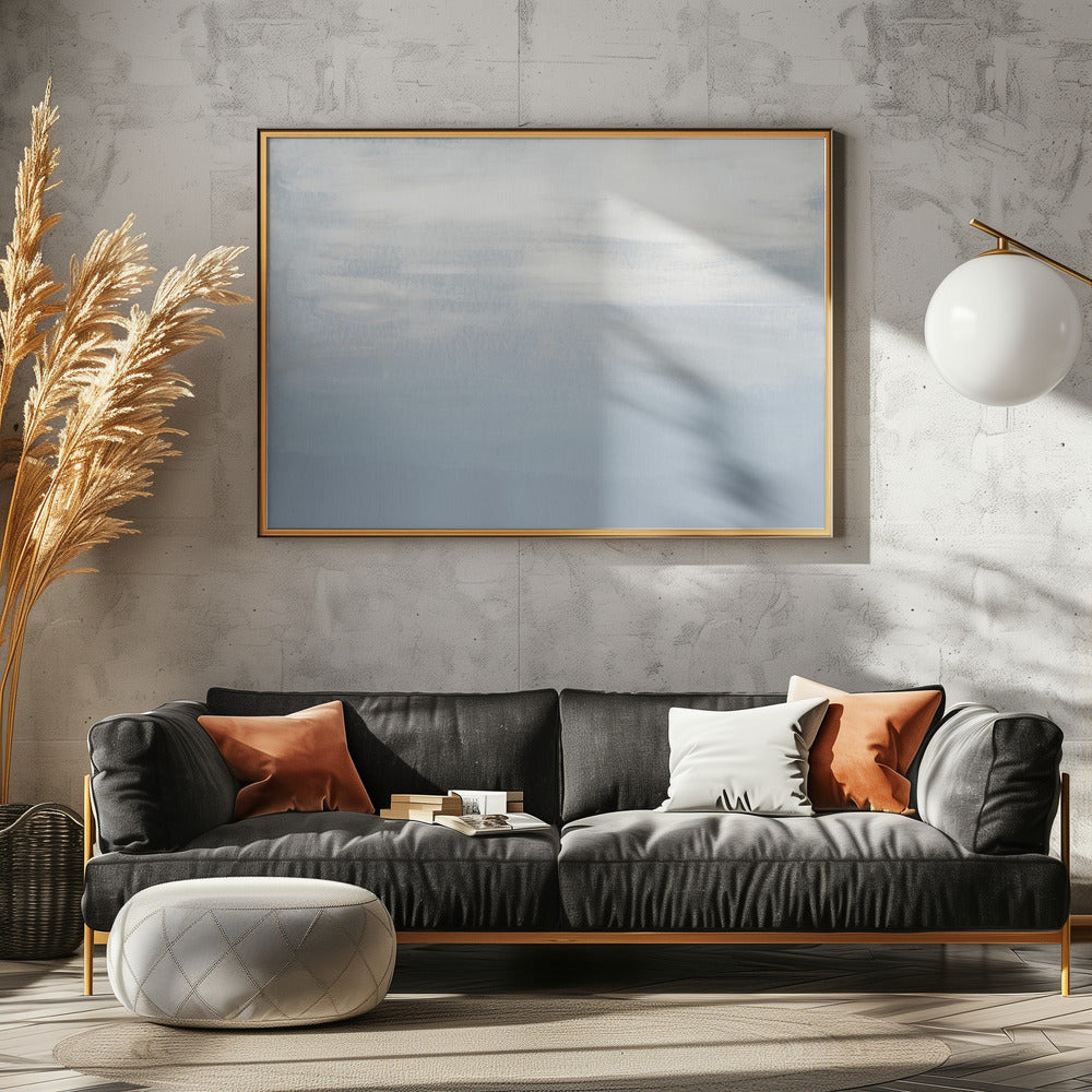 Minimalistische abstrakte Landschaft | Leinwand