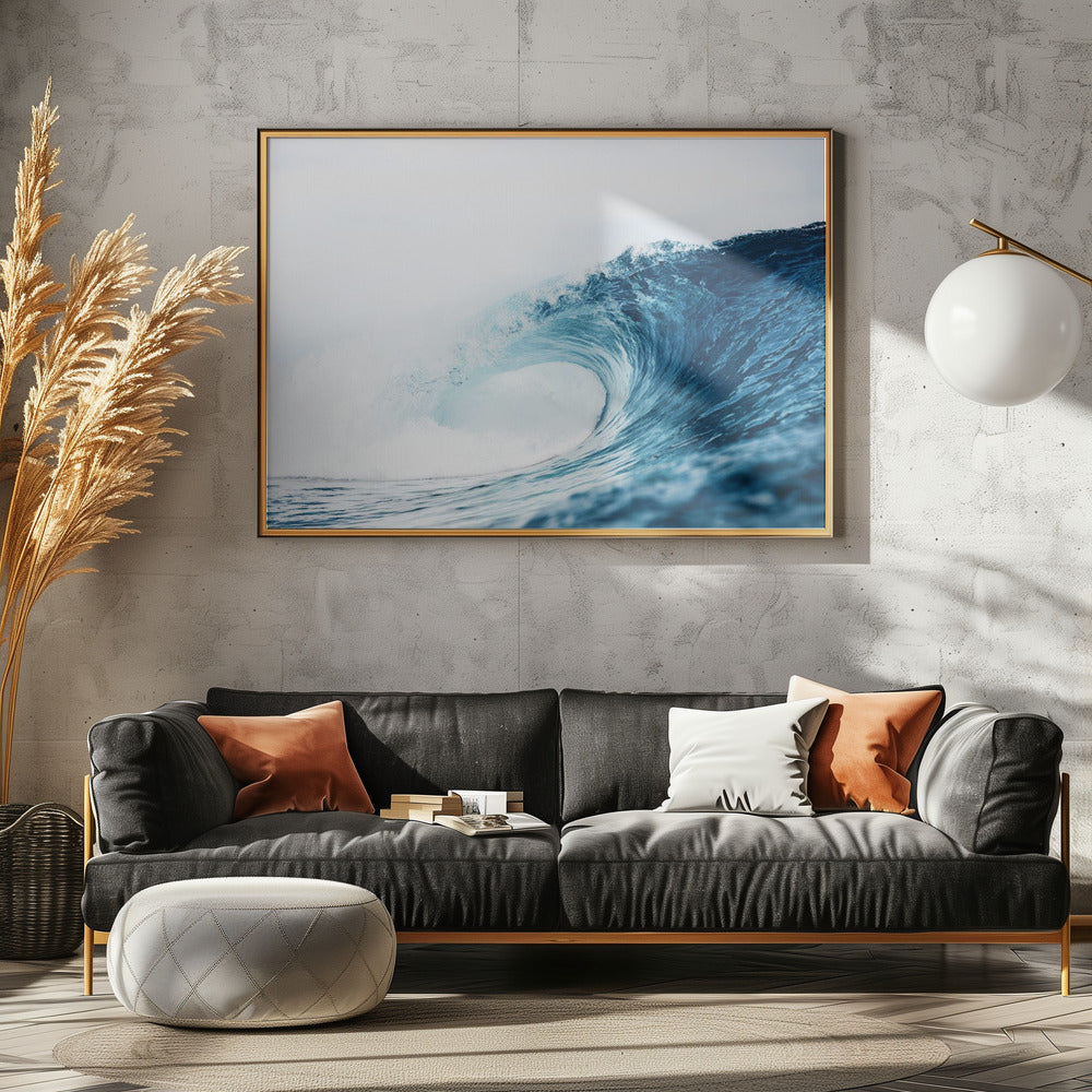 Blaue Welle | Leinwand