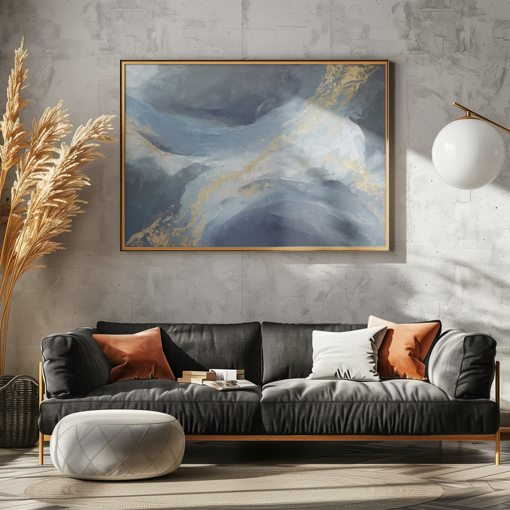 Goldene Strömungen | Poster